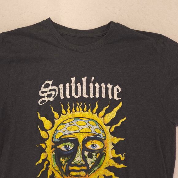 Sublime Band Short Sleeve Crew Neck Graphic Shirt Mens Size Extra Large XL Gray - Picture 1 of 9